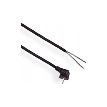 elektrický kabel Připojovací kabel se zástrčkou bez uzemnění OW 2x1,5 5m Elgotech PZ1,5-