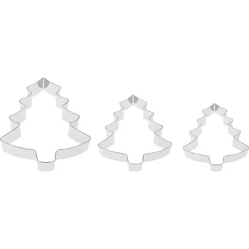 Vykrajovačka MagicHome Vánoce, na pečení, stromeček, formička, 3 ks