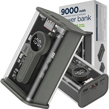 Powerbanka Powerbank Gembird 9000 mAh černý