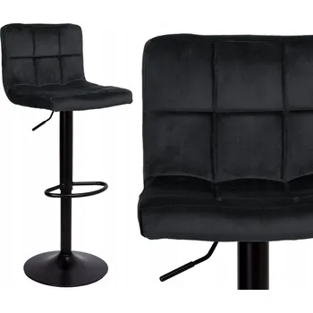 Barová židle EHokery černá Barová Židle 107 cm látková