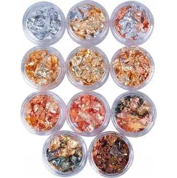 Přípravek na nehty Fólie na zdobení nehtů - 12 barev