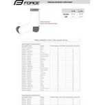 ponožky FORCE NORTH modro-oranžové S-M/36-41