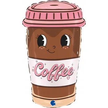 Fóliový balónek Hrnek Káva s sebou Coffee To Go 61 cm