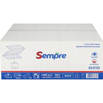 Papírový ručník Papírové ručníky skládané ZZ celulóza 2vrstvé 150 útržků 23x21 BINDA V-FOLD