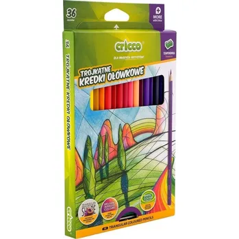 Pastelka Pastelky trojhranné Cricco 36 ks + tempery