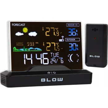 Meteostanice BEZDRÁTOVÁ METEOROLOGICKÁ STANICE S NAPÁJENÍM ZE SÍTĚ I BATERIÍ METEO SENZOR BLOW WS104