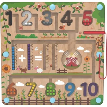 Výuková hračka Magnetická hrací deska "Učíme se počítat"