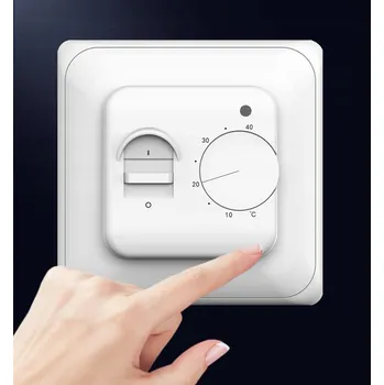 TERMOSTAT DO OGRZEWANIA PODŁOGOWEGO PRO FÓLIE A TOPNÉ ROHOŽE 16A Bílý