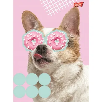 Sešit SEŠIT A5/60 # LAMINÁTOVÝ FUNNY DOG 5903235675652