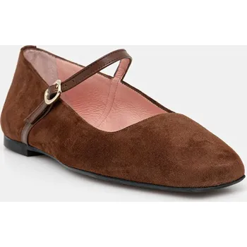 Dámské baleríny Semišové baleríny Pretty Ballerinas Camille 52217.002.9301 hnědá 88X, EUR 41