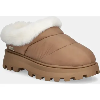 Dámské pantofle Pantofle Steve Madden Fireplace hnědá barva, SM11003422 SM11003422.748 82X, EUR 39