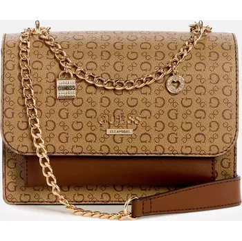 GUESS dámská kabelka,crossbody Beryln hnědá