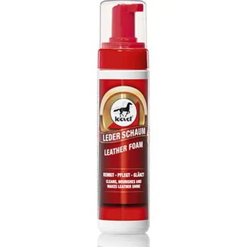 Kosmetika pro koně Leovet Čistící pěna na sedla a kožené výrobky Lederschaum - Láhev, 200 ml