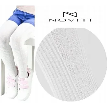 Dětské punčocháče Noviti bílé bavlna velikost 110