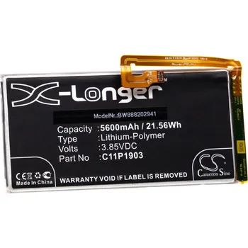 Baterie pro mobilní telefon VHBW Baterie pro Asus ROG Phone 3 / ZS661KS, C11P1903, 5600 mAh