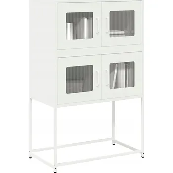 Komoda Komoda bílá 68x39x107 cm ocel