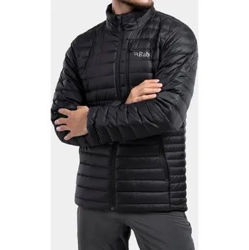 Péřová bunda Rab Microlight Jacket - černá S