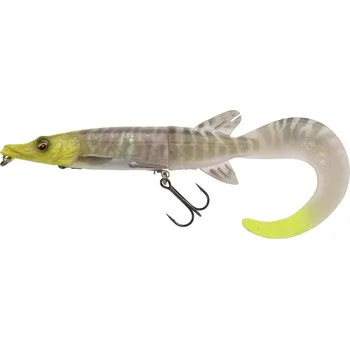 Umělá nástraha Savage Gear Gumová Nástraha 3D Hybrid Pike Slow Sinking White Pike - 17 cm 47 g