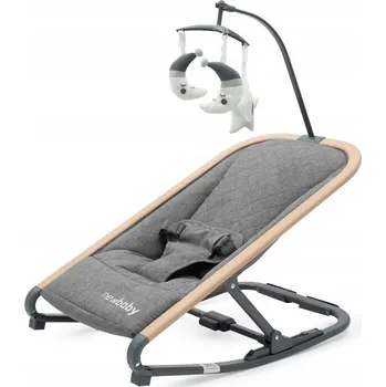 New Baby Dětské lehátko-houpačka Snuggle šedé 0-9kg