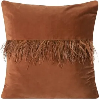 Povlak na dekorativní polštářek Dekorační povlak na polštář 45x45 EuroFirany ARGEA oranžový