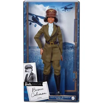 Panenka Barbie Inspirující ženy BESSIE COLEMAN, Mattel HJX36