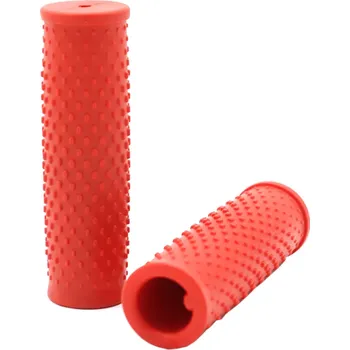 Elektrokoloběžka Protiskluzové gumové návleky na řídítka pro elektrické skútry Xiaomi M365, Pro, 1S, Pro2 Pár odolných rukojetí tlumících nárazy oranžová