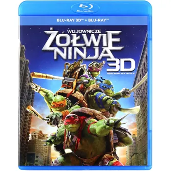 Blu-ray film Wojownicze Żółwie Ninja 3D Blu-ray 3D disk