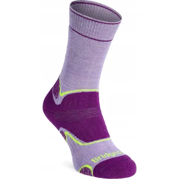 Dámské ponožky Ponožky dámské Bridgedale Hike MW Merino Perf B Patrn lilac/purple 35-37