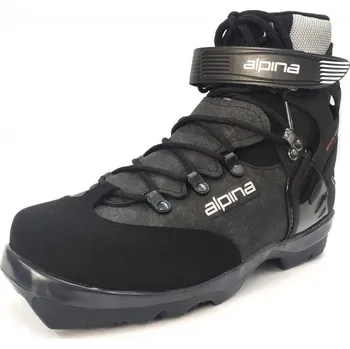 Běžkařské boty Běžkové boty NNN Alpina BC 1550 Backcountry Velikost: EU 47 black/silver 24/25