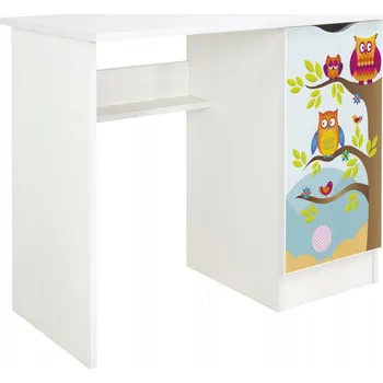 Psací stůl Obdélníkový psací stůl Leomark 90 x 50 x 77 cm bílý