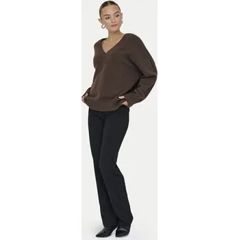 Dámský svetr ONLY Svetr Mari 15360940 Hnědá Loose Fit M