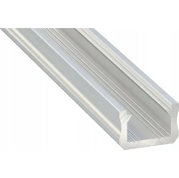 LED lišta LED profil Lumines lighting šedý povrchový 2 m