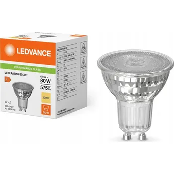Žárovka LED žárovka PAR16 6,9W (ekvivalent 80W) 575lm GU10 36° Osram