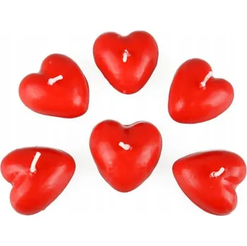 Svíčka Dekorativní parafinová svíčka bez vůně Arpex 6 ks