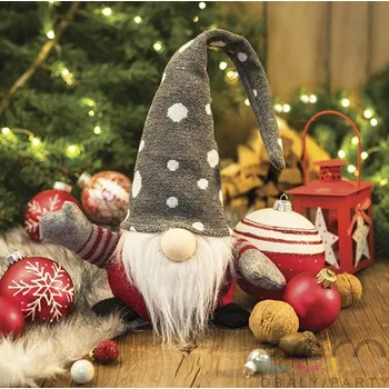 Papírový ubrousek Ubrousky &#039;Maki&#039; 33 x 33 cm 3N (20 ks) - (Vánoce) vánoční skřítek