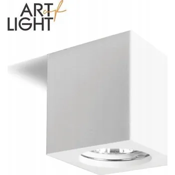 Kvadratový bodový reflektor Elektrosalon bílý