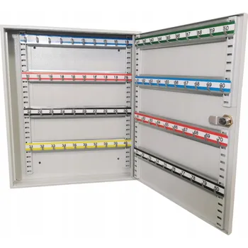 Skříňka na klíč Skříňka na klíče Kovová krabička, krabička 80 ks.