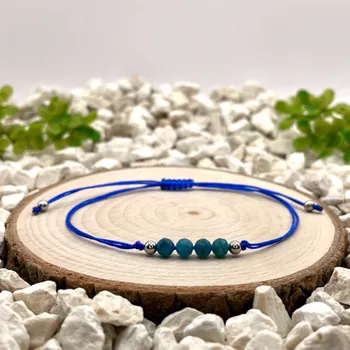 Náramek Certom Provázkový náramek apatit fasetovaný 0377