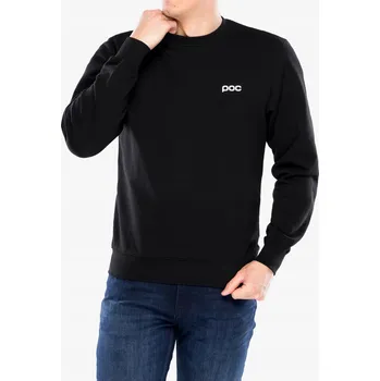 Pánská mikina Bavlněná Mikina POC CREW Uranium Black vel. M