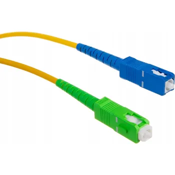 Síťový kabel Optický patch kabel Maclean, SC/APC-SC/UPC SM 9/125 LSZH, singlemode