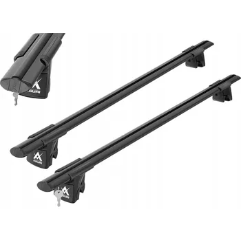 Příčník na automobil Základní střešní nosič tyče AGURI RUNNER BLACK FIAT 500 X 2015-