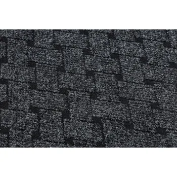 Rohožka Podložka pod dveře s gumovou podložkou VECTRA antracit MŘÍŽKA SVETR 200x110 cm