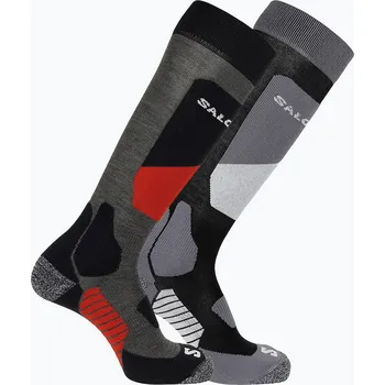 Pánské ponožky Lyžařské ponožky Salomon S/Access 2 páry copen blue/ beluga