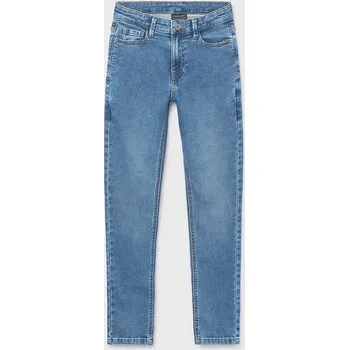 Dívčí džíny Dětské rifle Mayoral soft denim 7570.7E.Junior.9BYA modrá 55X, vel. 166