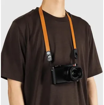 Ochrana fotoaparátu a videokamery Peak design Form Leather Camera Strap Neck Barva: Amber (jantarová)