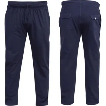 Pánské kalhoty D555 kalhoty pánské RORY tepláky nadměrná velikost tmavě modrá 6XL