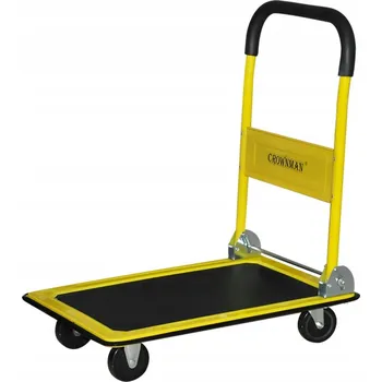 Plošinový vozík Skládací plošinový vozík CrownMan, ocelový, nosnost 150 kg