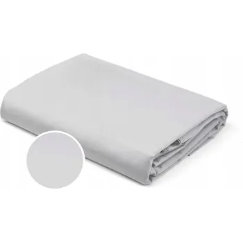 Prostěradlo Prostěradlo 90x200 SATÉN s gumou stříbrné