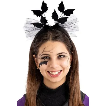 Carnival toys Černá čelenka s netopýry