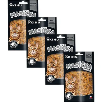 Pamlsek pro kočku Akinu Masíčka Premium Heart & Eyes pamlsek pro kočky 50 g 4 ks